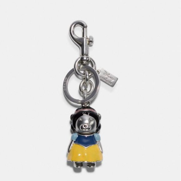 Disney X Coach Snow White Bear Bag Charm - Picture 1 of 6